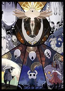 Hollow Knight Characters Collage
