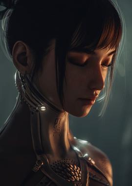 Cyberpunk Woman Portrait