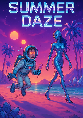 Summer Daze: Astronaut and Alien Beach