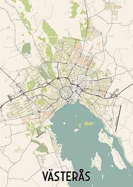 Västerås City Map