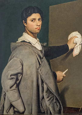 Self-Portrait of an Artist Painting