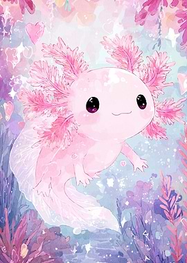 Cute Axolotl Animal