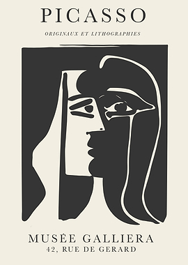 Picasso Exhibition Poster, Musée Galliera