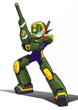 Mega Man character illustration