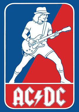 AC/DC Rock and Roll Illustration