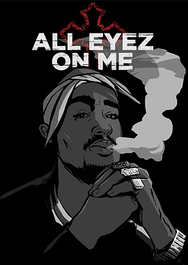 Tupac Shakur 'All Eyez On Me' Portrait