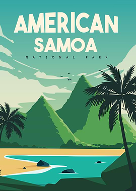 American Samoa National Park Poster