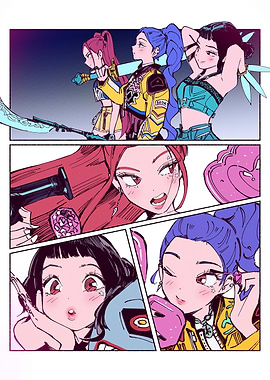 HUNTR/X Next Level Manga Panels