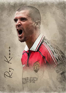 Roy Keane Portrait - Legend
