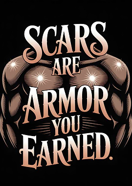 Scars are armor you earned