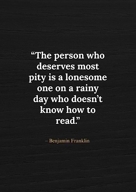 Benjamin Franklin Quote on Reading