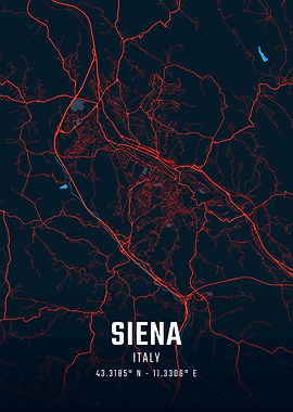 Siena City Map