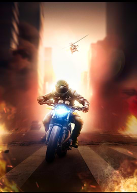 Urban Inferno: The Rider's Escape