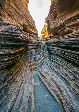 Striated Canyon Walls