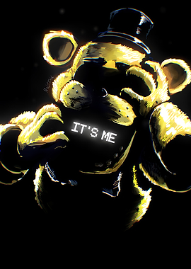 Golden Freddy 'It's Me' Digital Art