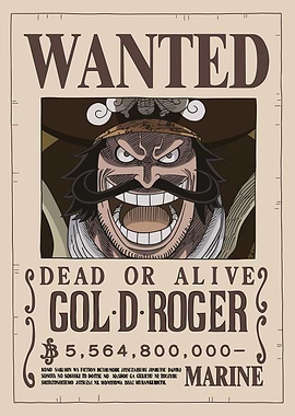 Gold D. Roger Wanted