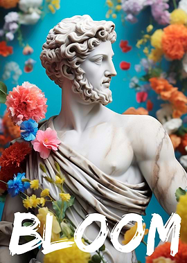Bloom: Statue with Floral Adornments