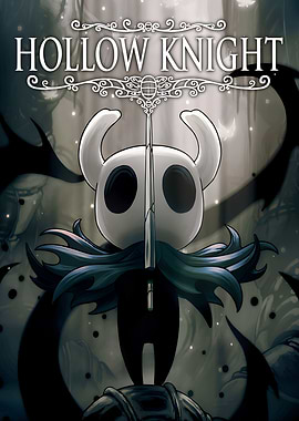 Hollow Knight Game Cover Art