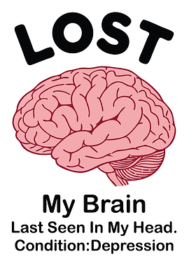 Lost Brain Depression Humor