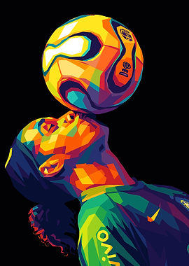 Ronaldinho Wpap Art