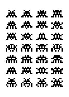 Space Invaders Pixel Art