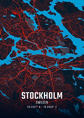 Stockholm City Map
