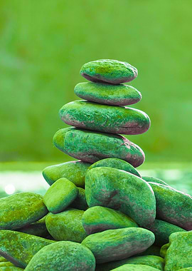 Green Stone Cairn