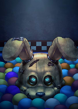 Springtrap in Ball Pit