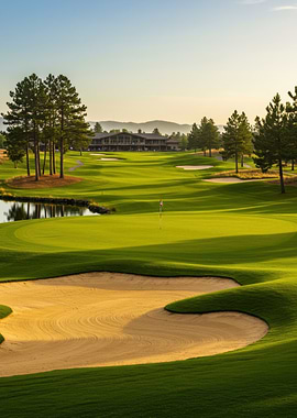 Scenic Golf Course Landscape