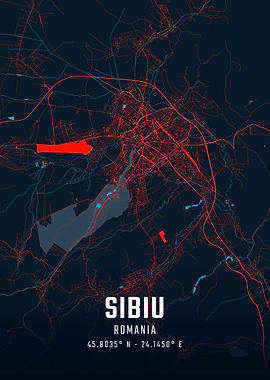 Sibiu City Map