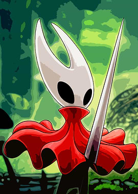 Hornet from Hollow Knight illustration