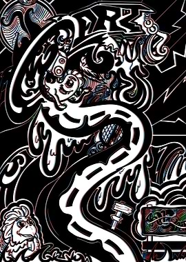 The NeverEnding Story Abstract Art