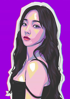 aespa karina aesthetic poster