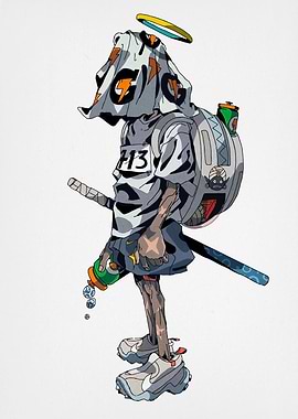 Urban Angel with Gatorade and Katana