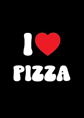 I Love Pizza Graphic