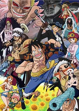 One Piece: Grand Line Character Collage