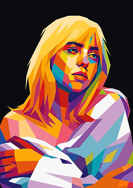 Billie Eilish Wpap Art