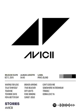 Avicii Stories Album Cover Art