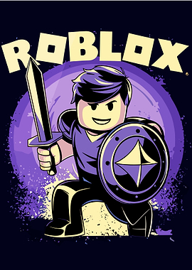 Roblox Warrior with Sword and Shield
