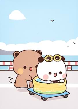 Cartoon Bears Summer Adventure