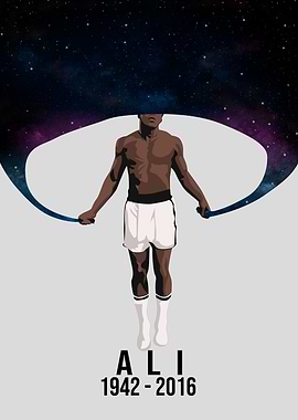 Muhammad Ali Minimalist Art