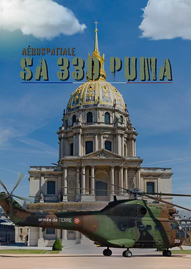 Aerospatiale SA 330 Puma Helicopter