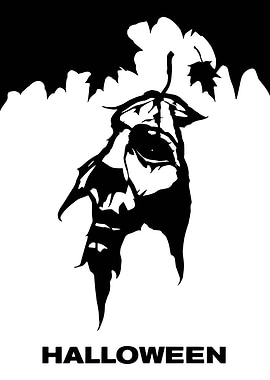 Halloween Leaf Silhouette