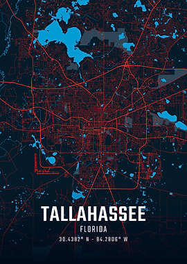 Tallahassee City Map