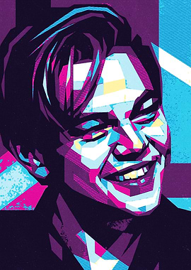 Leonardo DiCaprio Pop Art Portrait