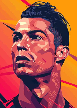 Cristiano Ronaldo Portrait Art