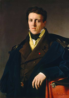 Portrait of Niccolò Paganini by Ingres