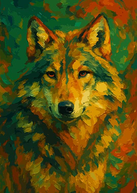 Wildfire Gaze Wolf
