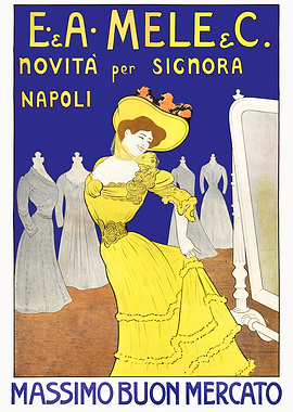 E. & A. Mele & C. Poster by leonetto cappiello