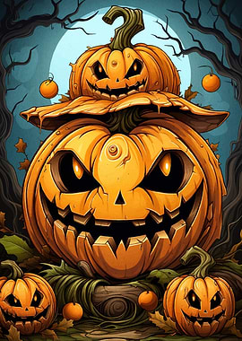 Halloween Pumpkin Tower